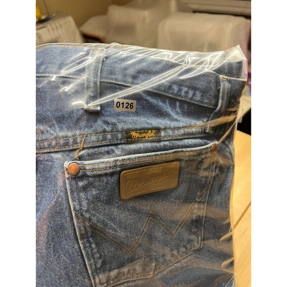 Wrangler Cowboy Cut Original Fit Denim Blue Jeans 40x32 Work Pants 13MWZPW - Picture 12 of 12